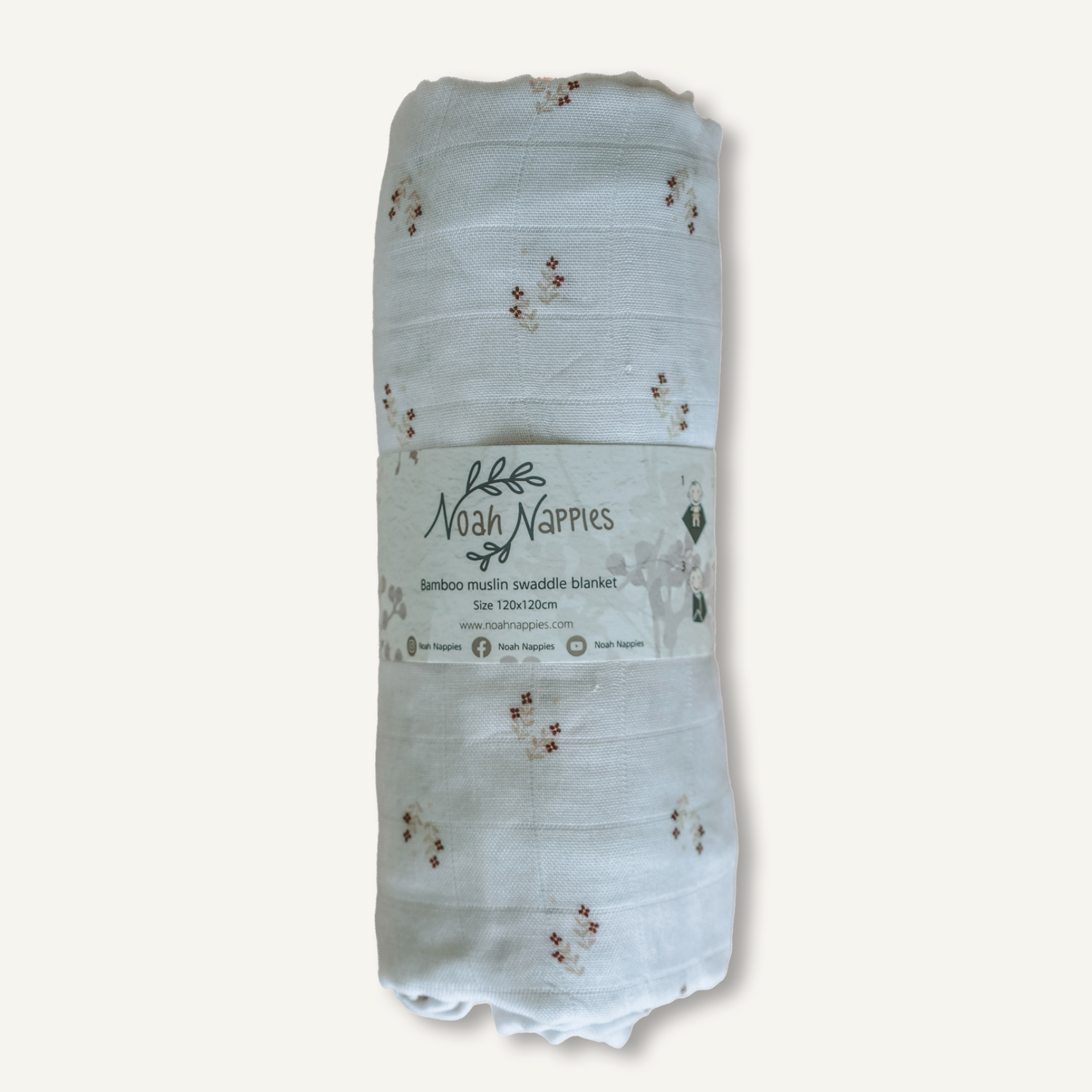 Breathable Bamboo Swaddle Cute Cosmos